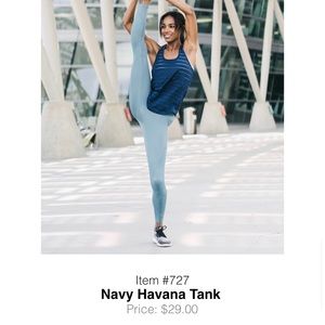 TWO Zyia Havana Tanks Navy & White Camo
